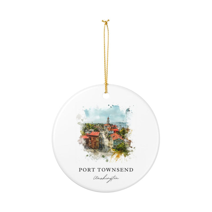 Port Townsend Washington Ornament: Unique Port Townsend Souvenir, Port Townsend Washington Xmas Decor, and Authentic Port Townsend Gift