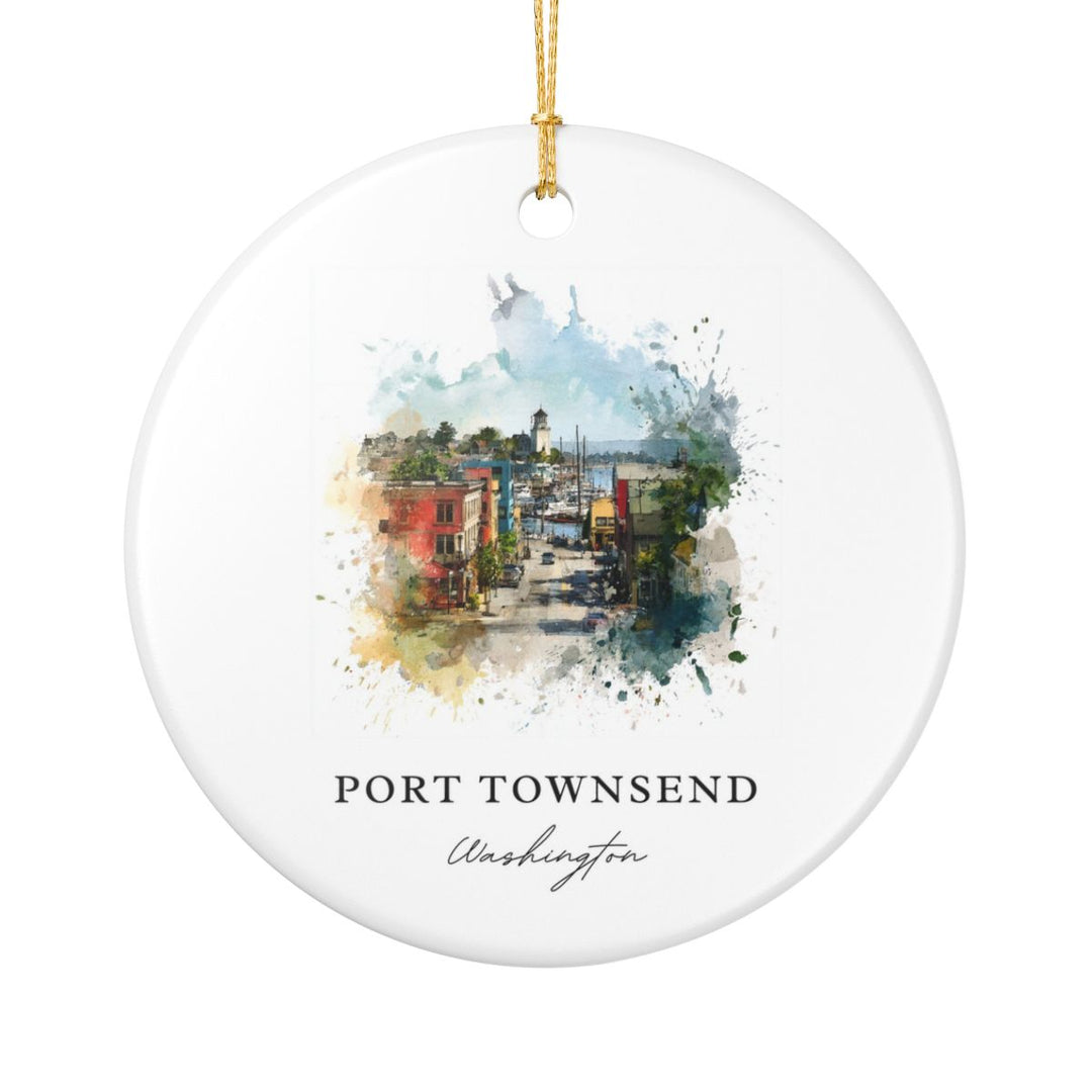 Port Townsend Washington Ornament: Unique Port Townsend Souvenir, Port Townsend Washington Xmas Decor, and Authentic Port Townsend Gift