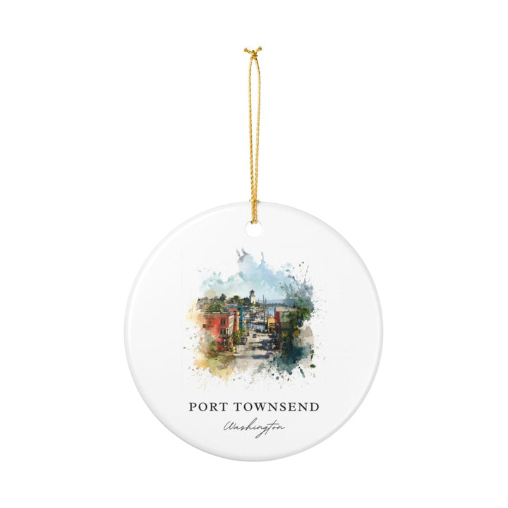 Port Townsend Washington Ornament: Unique Port Townsend Souvenir, Port Townsend Washington Xmas Decor, and Authentic Port Townsend Gift