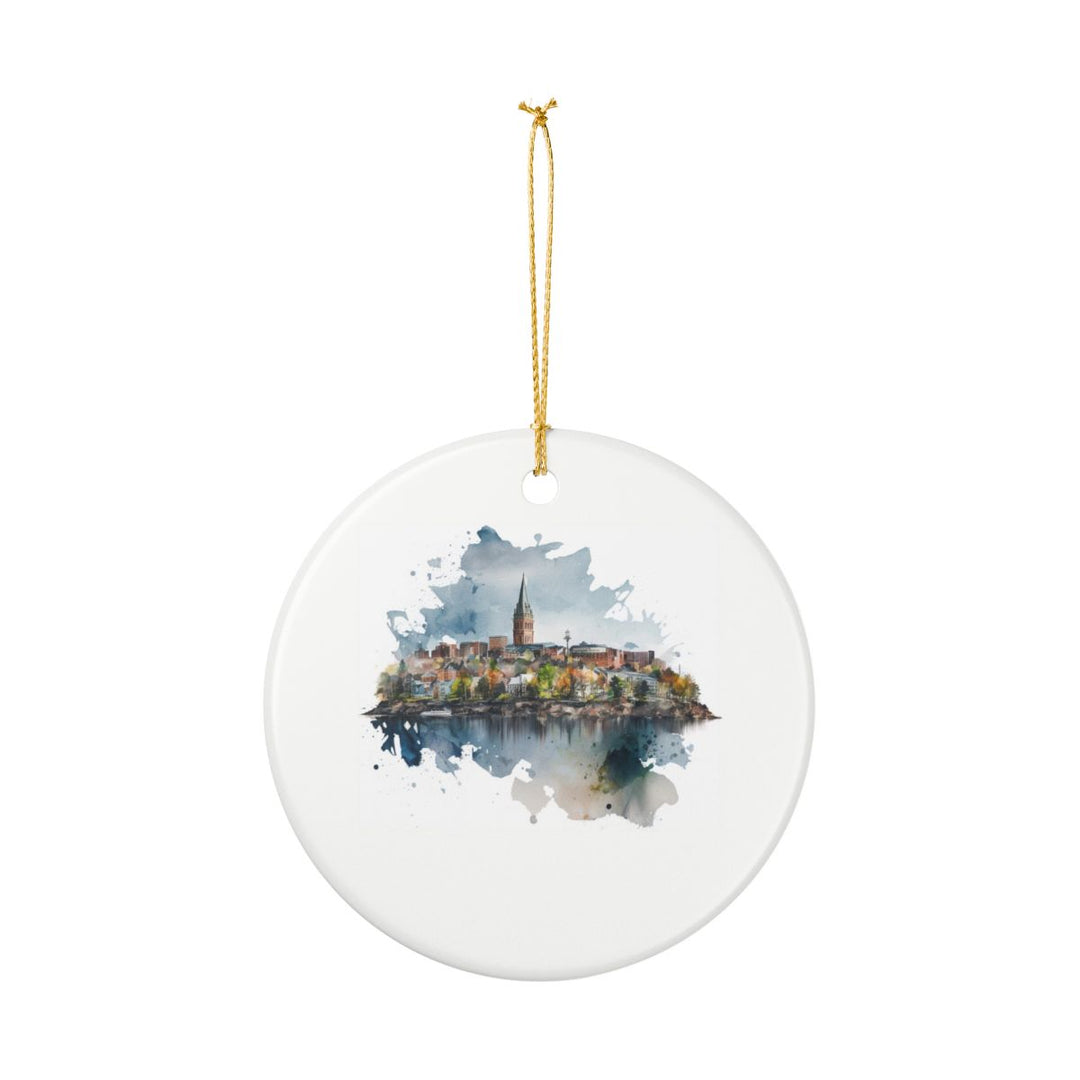 Portland Maine Ornament: Unique Portland Maine Souvenir, Portland Maine Xmas Decor, and Authentic Portland Maine Gift