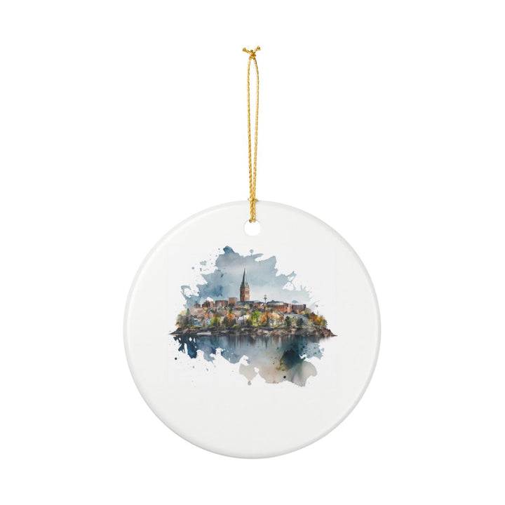 Portland Maine Ornament: Unique Portland Maine Souvenir, Portland Maine Xmas Decor, and Authentic Portland Maine Gift