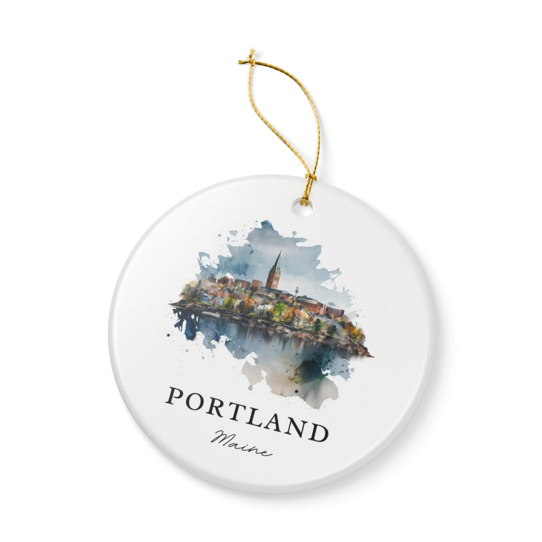 Portland Maine Ornament | Christmas Travel Souvenir Gift