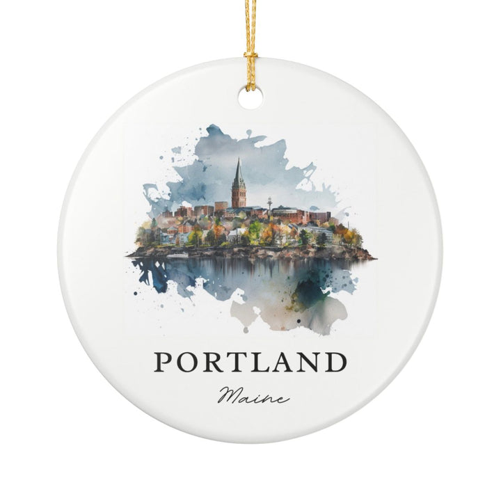 Portland Maine Ornament | Christmas Travel Souvenir Gift