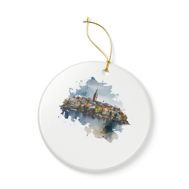Portland Maine Ornament: Unique Portland Maine Souvenir, Portland Maine Xmas Decor, and Authentic Portland Maine Gift