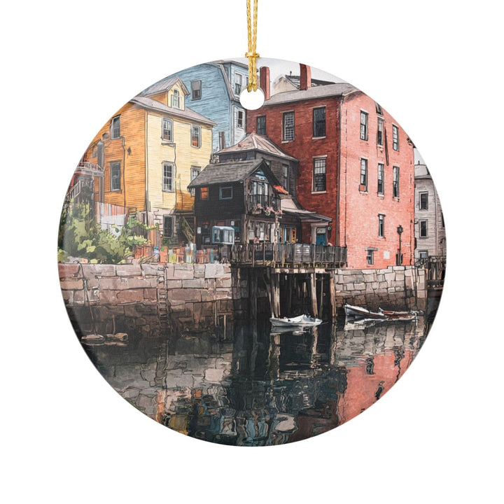Portland Maine Ornament: Unique Portland Maine Souvenir, Portland Maine Xmas Decor, and Authentic Portland Maine Gift