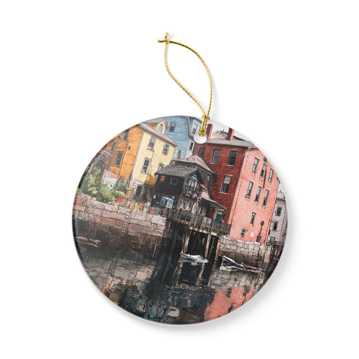 Portland Maine Ornament: Unique Portland Maine Souvenir, Portland Maine Xmas Decor, and Authentic Portland Maine Gift