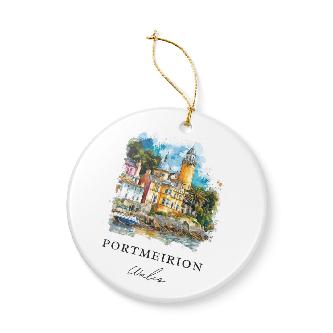 Portmeirion Ornament: Unique Portmeirion Souvenir, Portmeirion Xmas Decor, and Authentic Portmeirion Gift