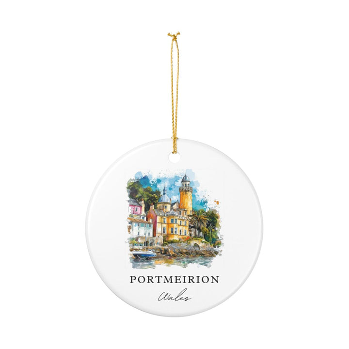 Portmeirion Ornament: Unique Portmeirion Souvenir, Portmeirion Xmas Decor, and Authentic Portmeirion Gift