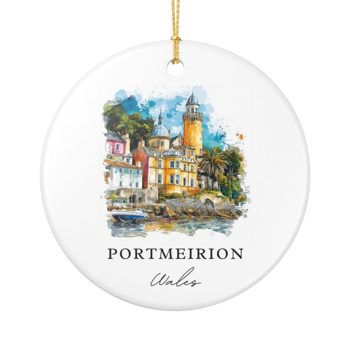 Portmeirion Ornament: Unique Portmeirion Souvenir, Portmeirion Xmas Decor, and Authentic Portmeirion Gift