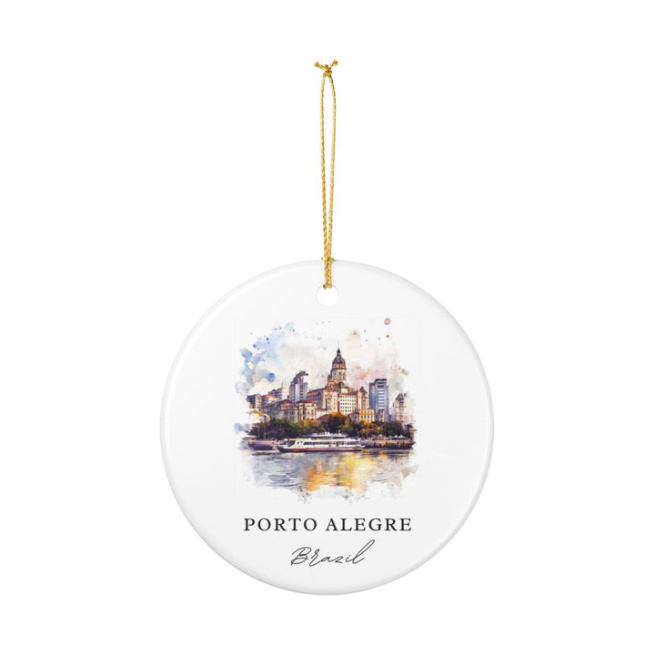 Porto Alegre Ornament: Unique Porto Alegre Souvenir, Porto Alegre Xmas Decor, and Authentic Porto Alegre Gift