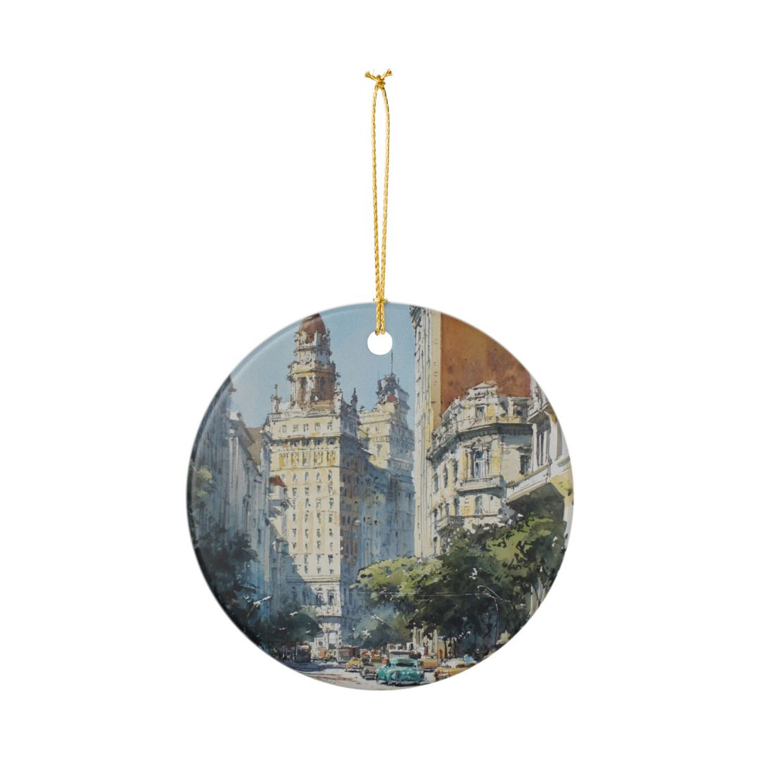 Porto Alegre Ornament: Unique Porto Alegre Souvenir, Porto Alegre Xmas Decor, and Authentic Porto Alegre Gift