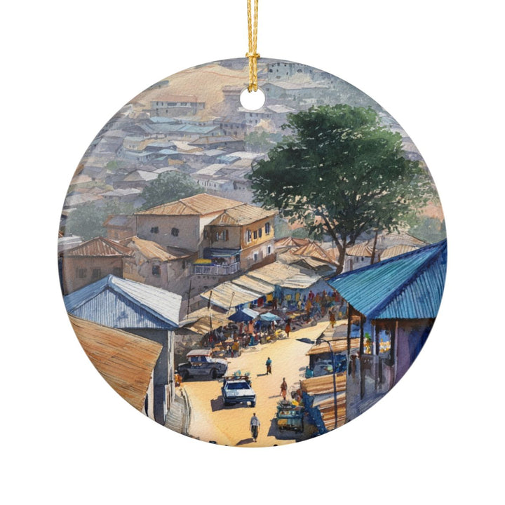 Porto Novo Benin Ornament | Christmas Travel Souvenir Gift