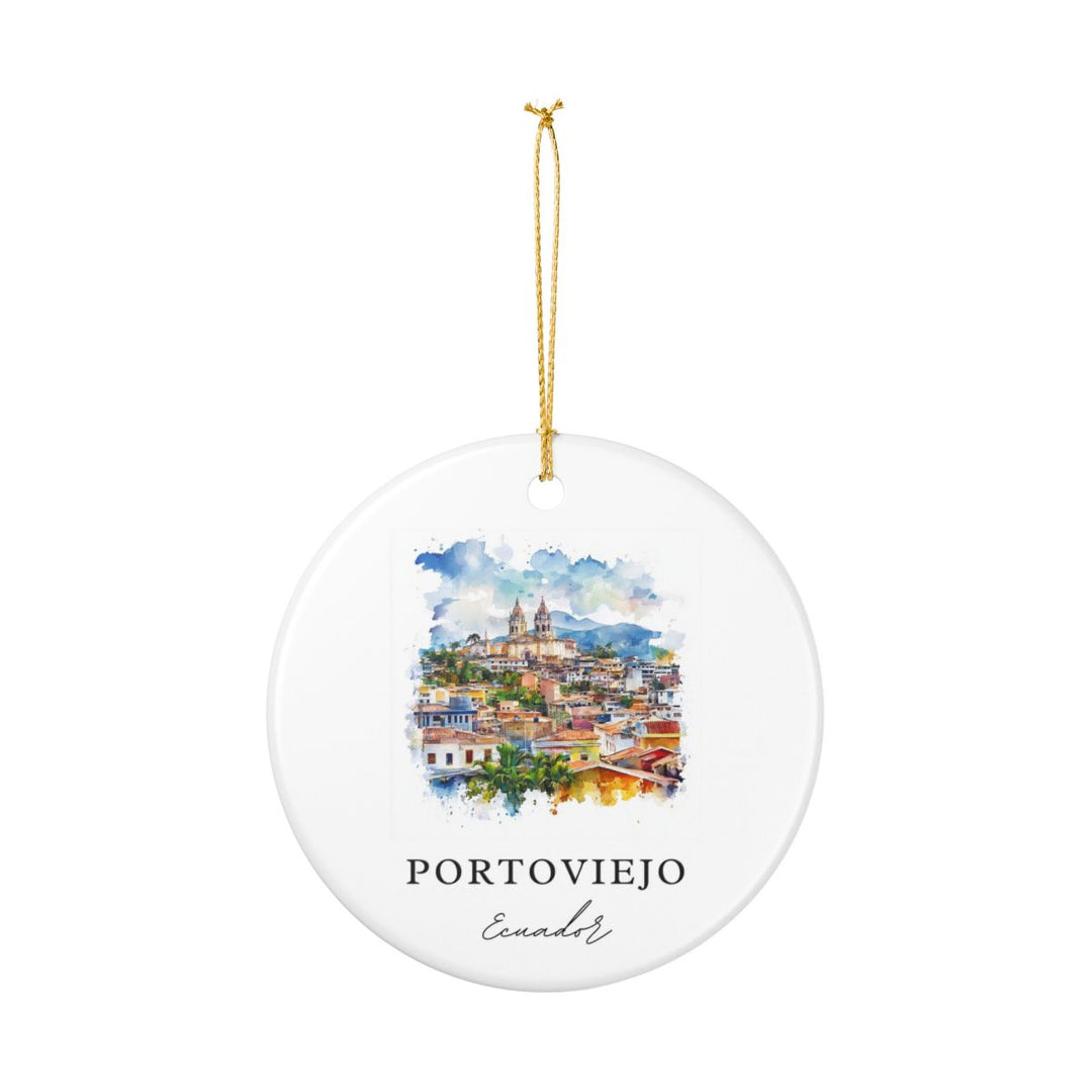 Portoviejo Ornament: Unique Portoviejo Souvenir, Portoviejo Xmas Decor, and Authentic Portoviejo Gift