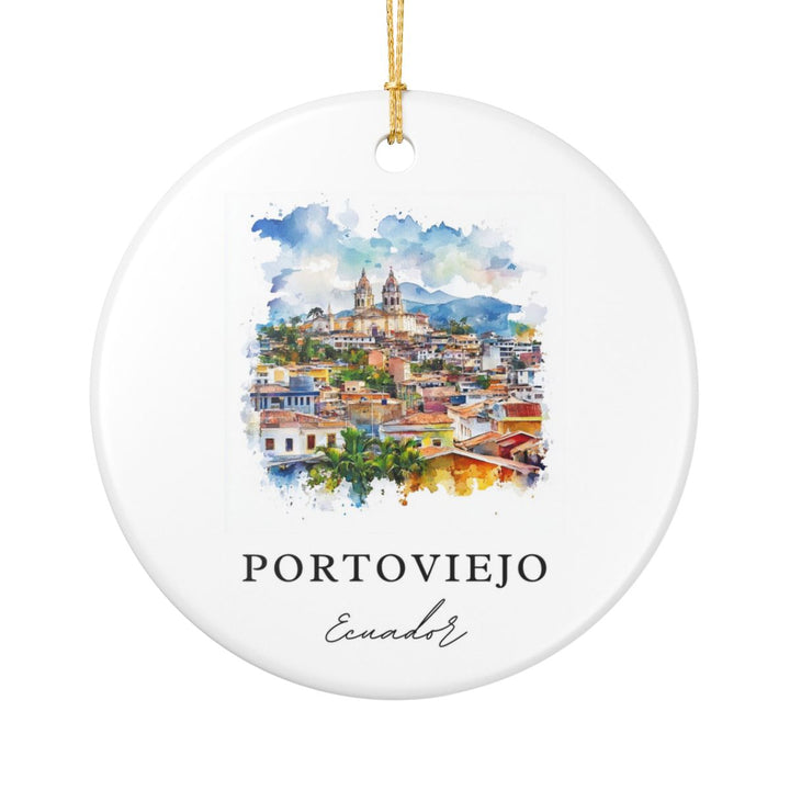 Portoviejo Ornament: Unique Portoviejo Souvenir, Portoviejo Xmas Decor, and Authentic Portoviejo Gift
