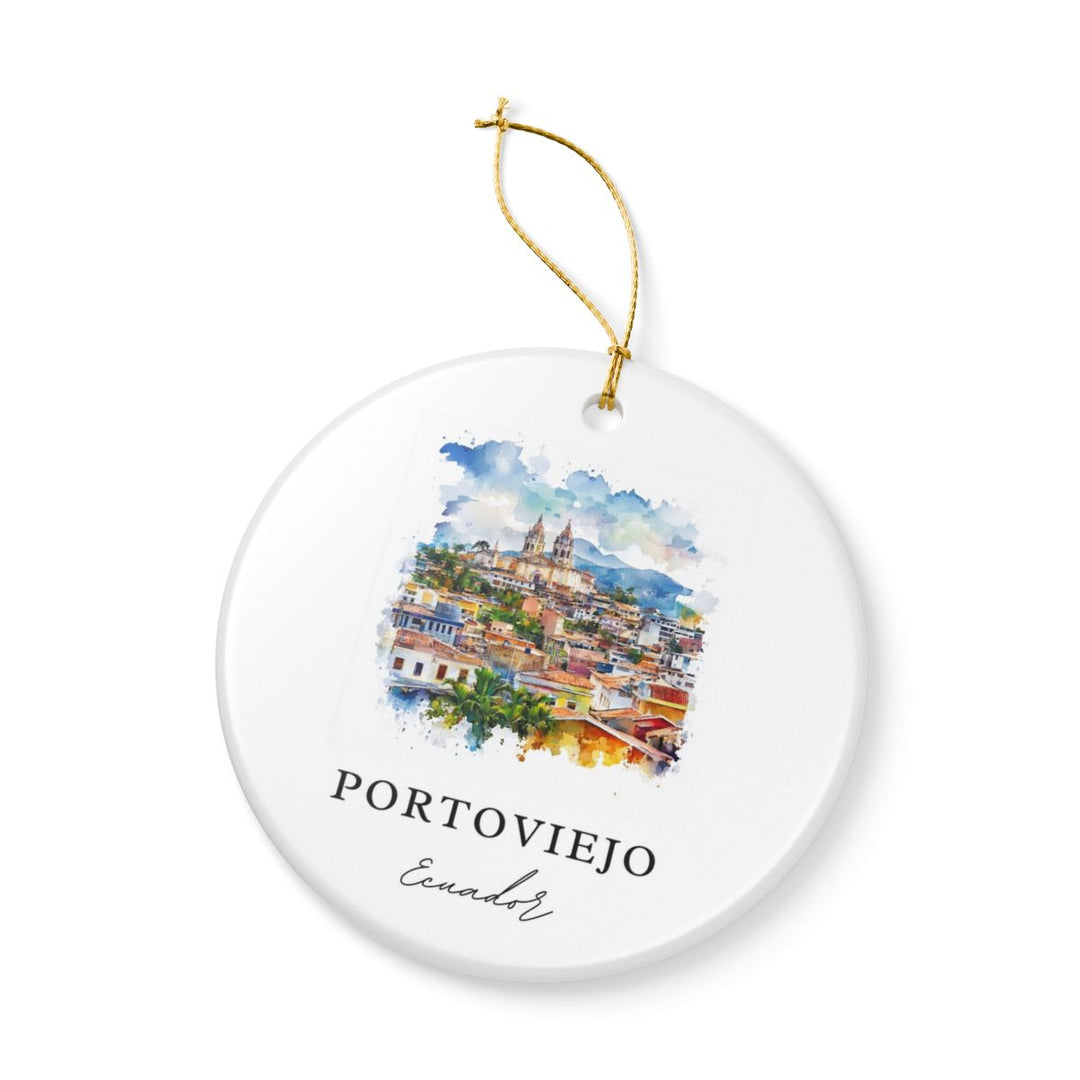 Portoviejo Ornament: Unique Portoviejo Souvenir, Portoviejo Xmas Decor, and Authentic Portoviejo Gift