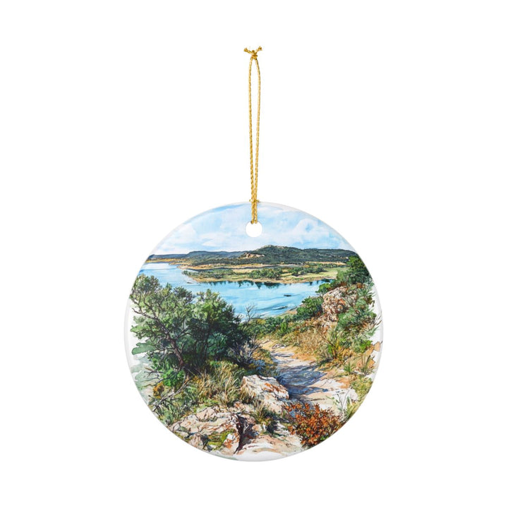 Possum Kingdom Lake Texas USA Ornament: Unique Possum Kingdom Lake Souvenir, Possum Kingdom Lake Xmas Decor, and Authentic Possum Kingdom Lake Gift