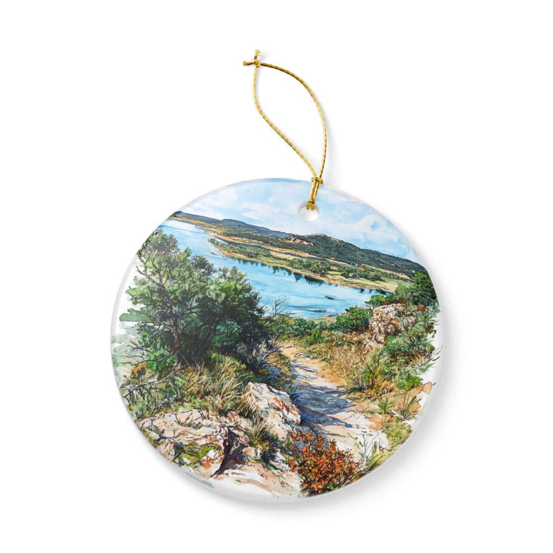 Possum Kingdom Lake Texas USA Ornament: Unique Possum Kingdom Lake Souvenir, Possum Kingdom Lake Xmas Decor, and Authentic Possum Kingdom Lake Gift