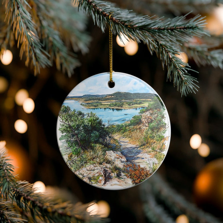 Possum Kingdom Lake Texas USA Ornament: Unique Possum Kingdom Lake Souvenir, Possum Kingdom Lake Xmas Decor, and Authentic Possum Kingdom Lake Gift