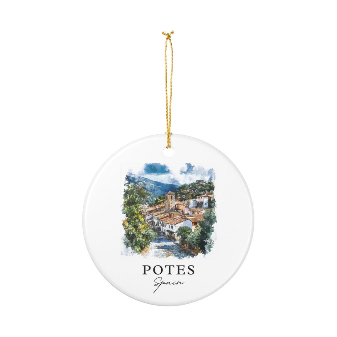 Potes Spain Ornament: Unique Potes Spain Souvenir, Potes Spain Xmas Decor, and Authentic Potes Spain Gift