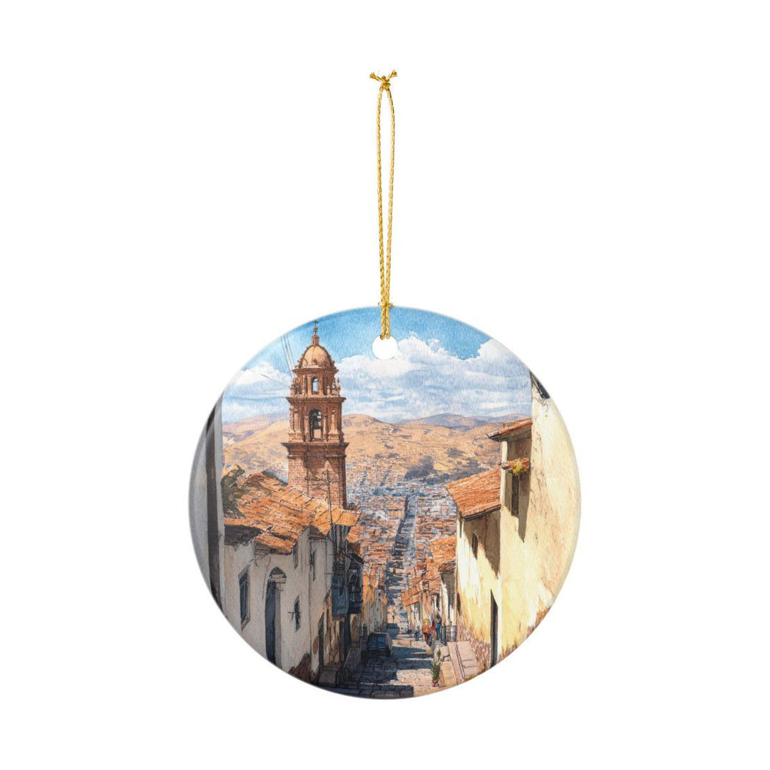 Potosi Bolivia Ornament: Unique Potosi Souvenir, Potosi Bolivia Xmas Decor, and Authentic Potosi Gift