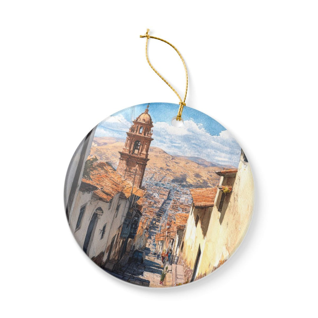 Potosi Bolivia Ornament: Unique Potosi Souvenir, Potosi Bolivia Xmas Decor, and Authentic Potosi Gift
