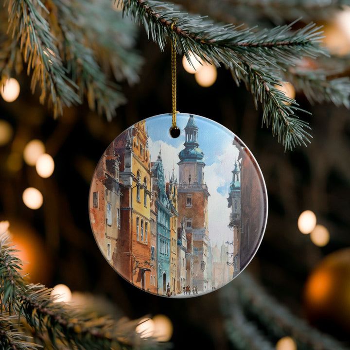 Poznan Ornament: Unique Poznan Souvenir, Poznan Xmas Decor, and Authentic Poznan Gift