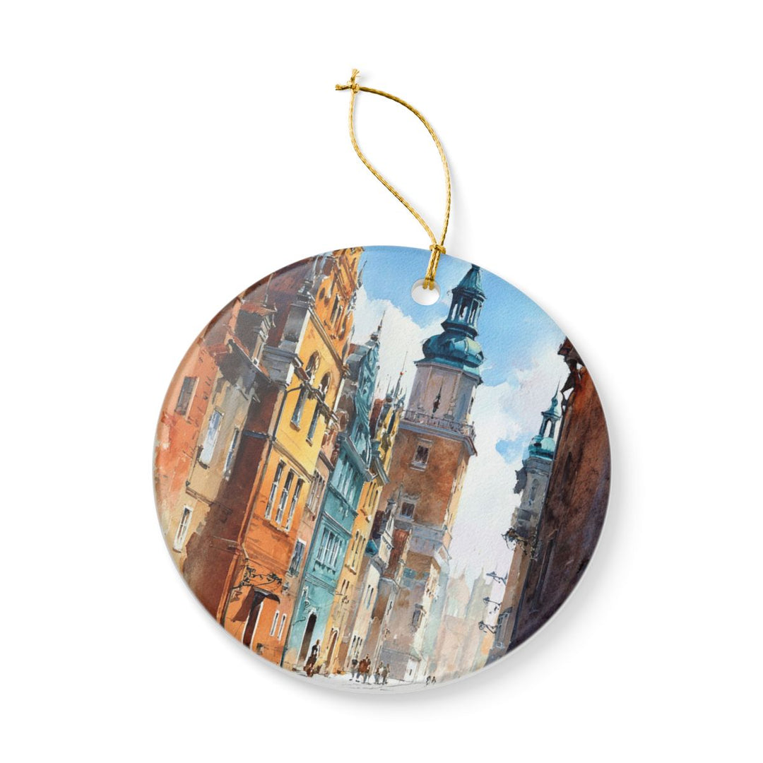 Poznan Ornament: Unique Poznan Souvenir, Poznan Xmas Decor, and Authentic Poznan Gift