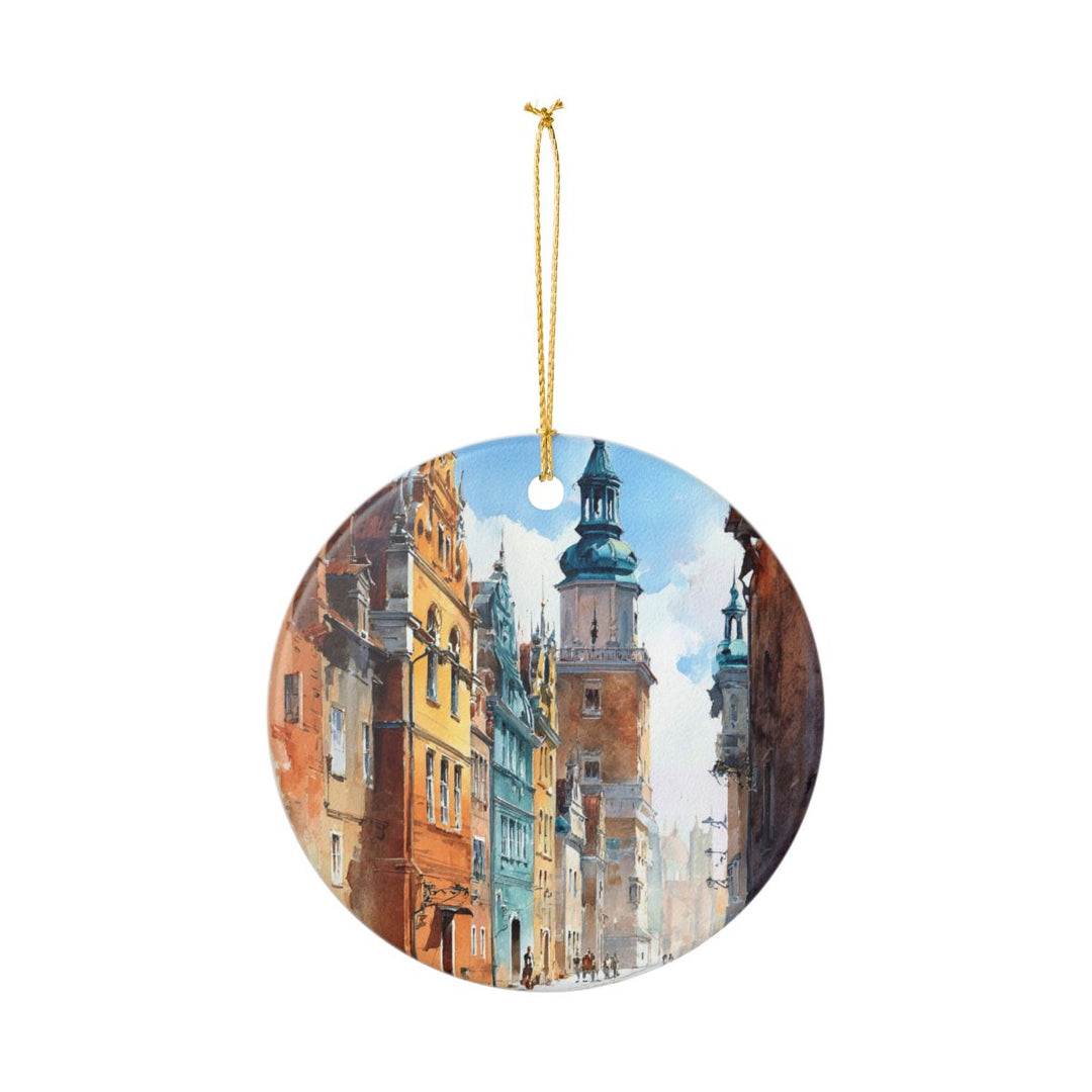 Poznan Ornament: Unique Poznan Souvenir, Poznan Xmas Decor, and Authentic Poznan Gift