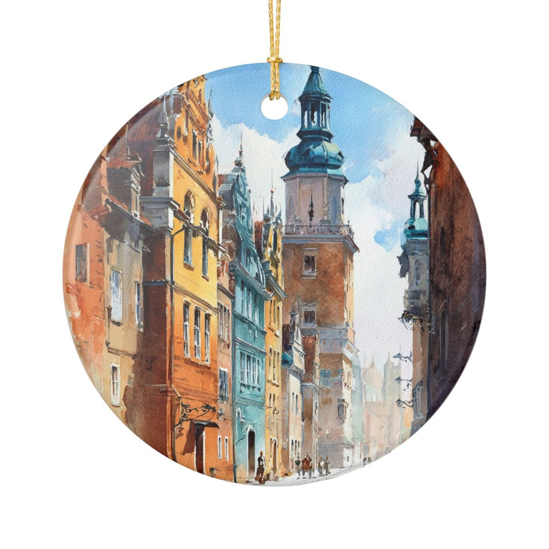Poznan Ornament: Unique Poznan Souvenir, Poznan Xmas Decor, and Authentic Poznan Gift