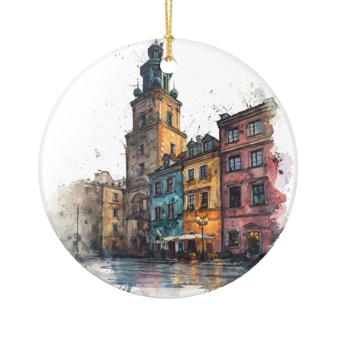 Poznan Ornament: Unique Poznan Souvenir, Poznan Xmas Decor, and Authentic Poznan Gift