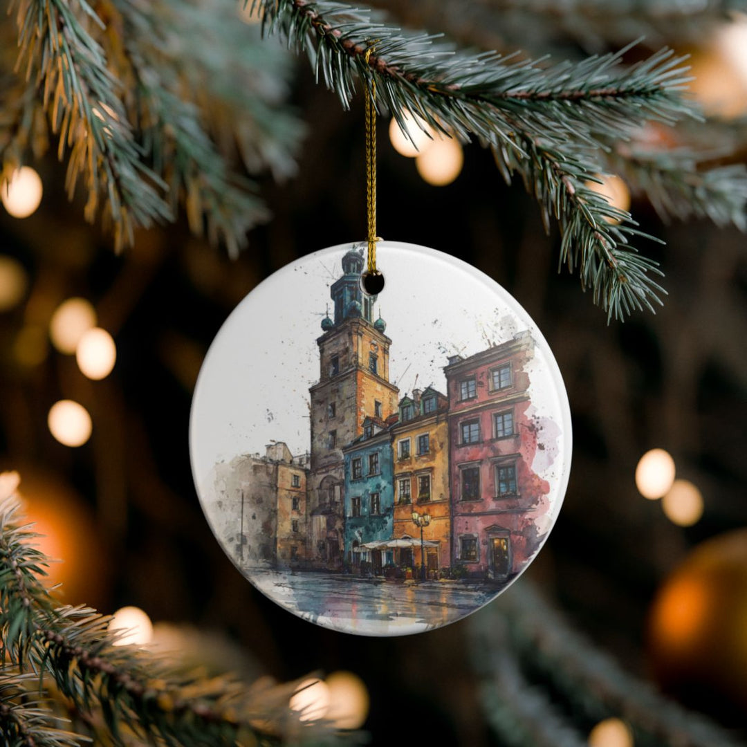 Poznan Ornament: Unique Poznan Souvenir, Poznan Xmas Decor, and Authentic Poznan Gift