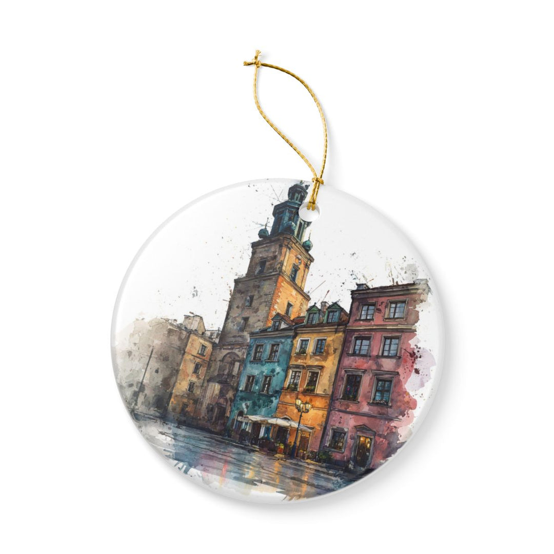 Poznan Ornament: Unique Poznan Souvenir, Poznan Xmas Decor, and Authentic Poznan Gift