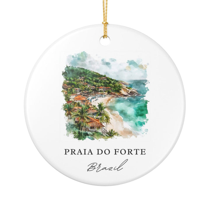 Praia Do Forte Brazil Ornament | Christmas Travel Souvenir Gift