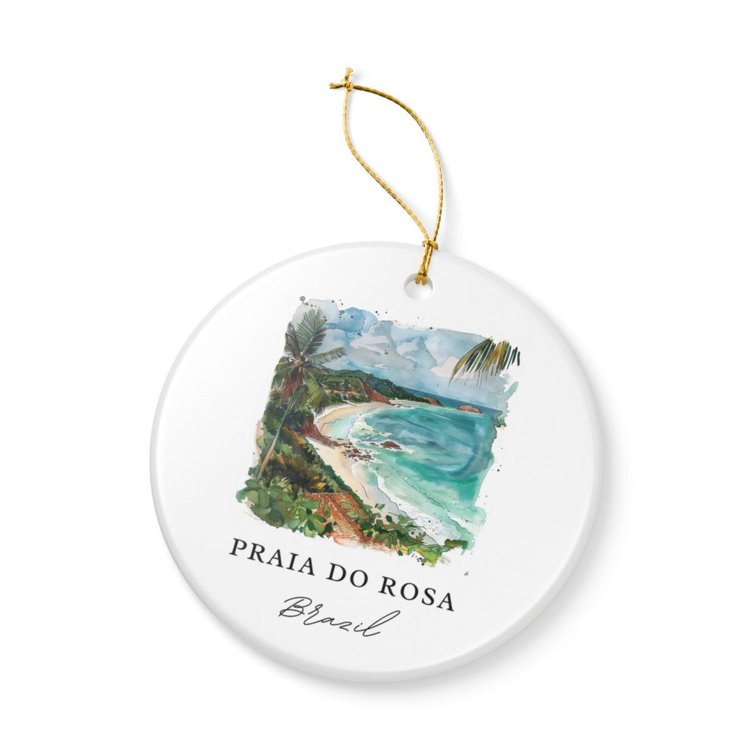 Praia Do Rosa Ornament: Unique Praia Do Rosa Souvenir, Praia Do Rosa Xmas Decor, and Authentic Praia Do Rosa Gift
