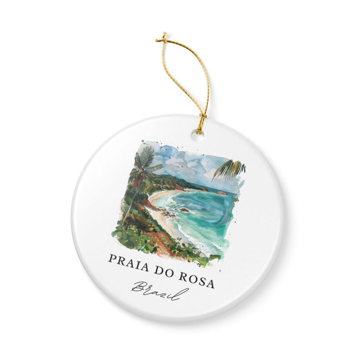Praia Do Rosa Ornament: Unique Praia Do Rosa Souvenir, Praia Do Rosa Xmas Decor, and Authentic Praia Do Rosa Gift