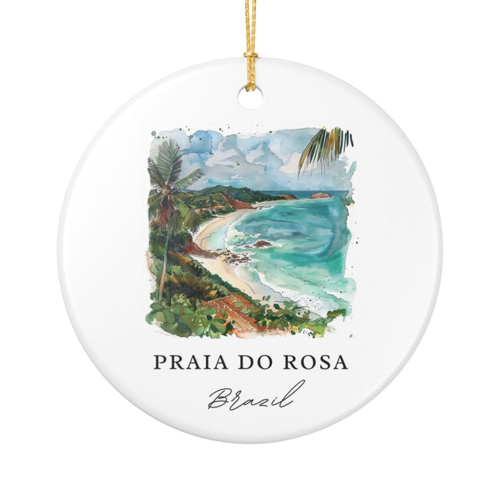 Praia Do Rosa Ornament: Unique Praia Do Rosa Souvenir, Praia Do Rosa Xmas Decor, and Authentic Praia Do Rosa Gift