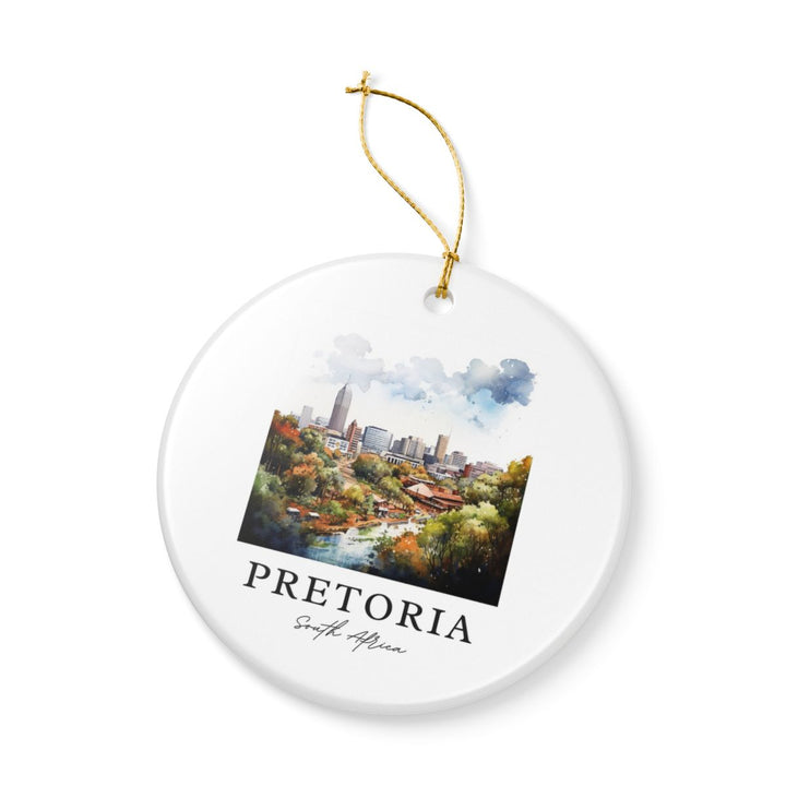 Pretoria South Africa Ornament: Unique Pretoria Souvenir, Pretoria South Africa Xmas Decor, and Authentic Pretoria Gift