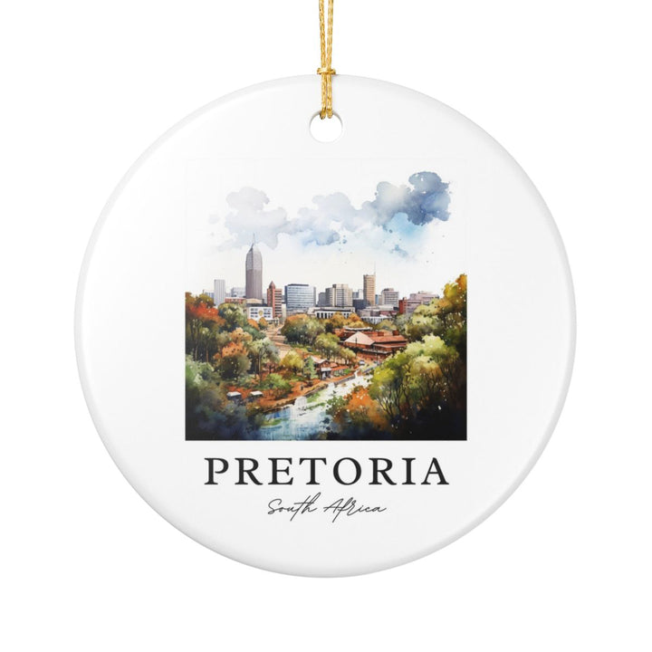 Pretoria South Africa Ornament: Unique Pretoria Souvenir, Pretoria South Africa Xmas Decor, and Authentic Pretoria Gift