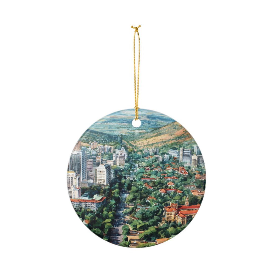 Pretoria South Africa Ornament: Unique Pretoria Souvenir, Pretoria South Africa Xmas Decor, and Authentic Pretoria Gift