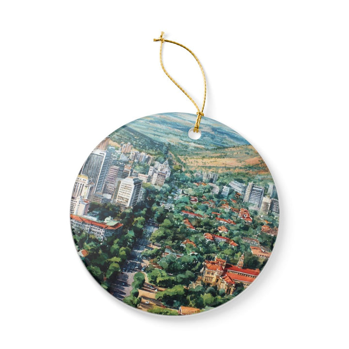 Pretoria South Africa Ornament: Unique Pretoria Souvenir, Pretoria South Africa Xmas Decor, and Authentic Pretoria Gift