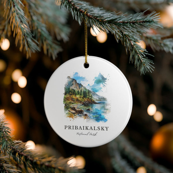 Pribaikalsky National Park Russia Ornament: Unique Pribaikalsky National Park Souvenir, Pribaikalsky National Park Russia Xmas Decor