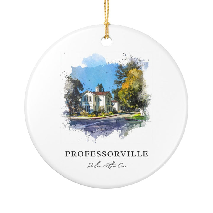 Professorville Palo Alto California Ornament | Christmas Travel Gift