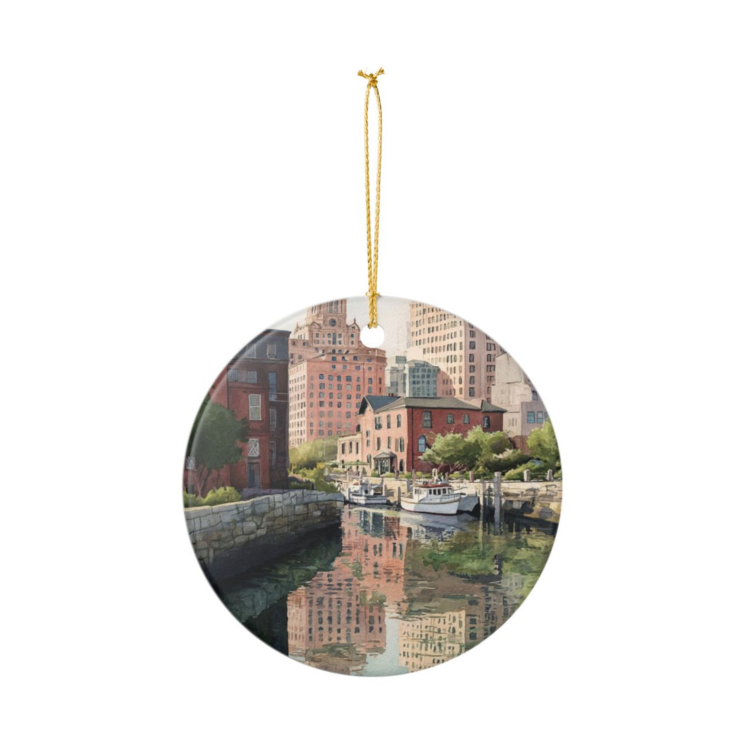 Providence Rhode Island Ornament: Unique Providence Souvenir, Providence Rhode Island Xmas Decor, and Authentic Providence Gift