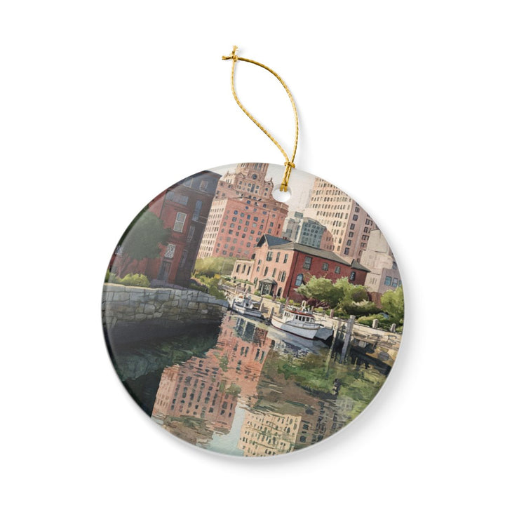Providence Rhode Island Ornament: Unique Providence Souvenir, Providence Rhode Island Xmas Decor, and Authentic Providence Gift