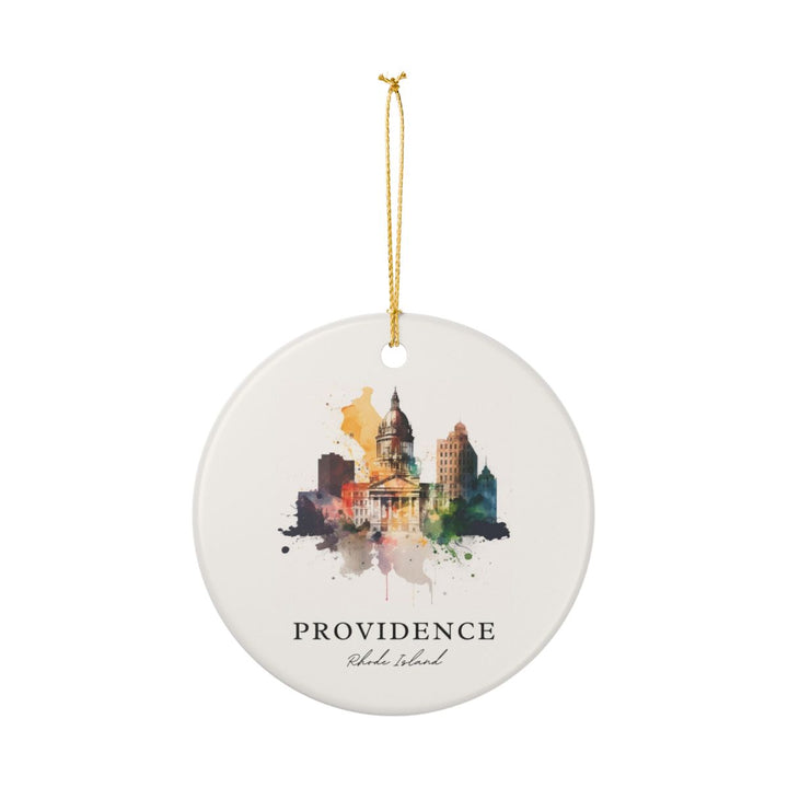 Providence Rhode Island USA Ornament: Unique Providence Souvenir, Providence Rhode Island Xmas Decor, and Authentic Providence Gift