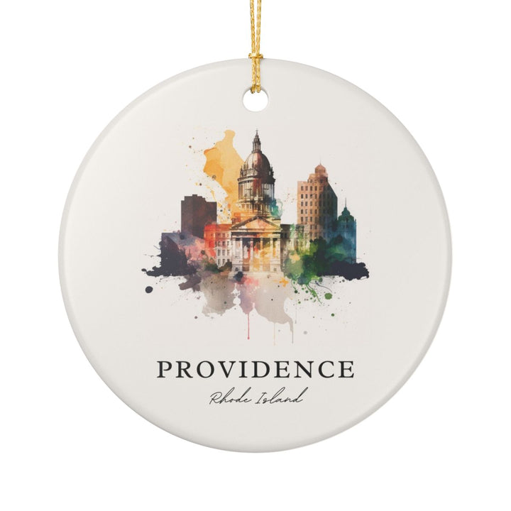 Providence Rhode Island USA Ornament: Unique Providence Souvenir, Providence Rhode Island Xmas Decor, and Authentic Providence Gift