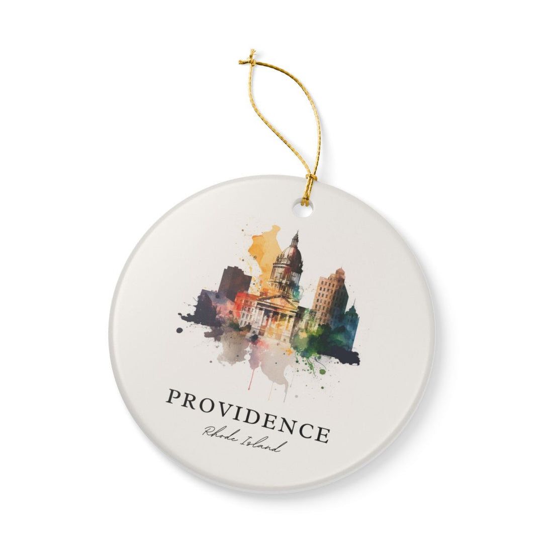 Providence Rhode Island USA Ornament: Unique Providence Souvenir, Providence Rhode Island Xmas Decor, and Authentic Providence Gift