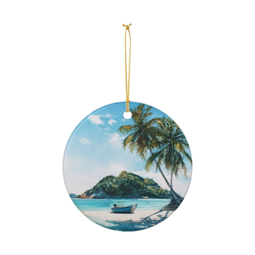 Providencia Island Colombia Ornament: Unique Providencia Island Souvenir, Providencia Island Xmas Decor, and Authentic Providencia Island Gift