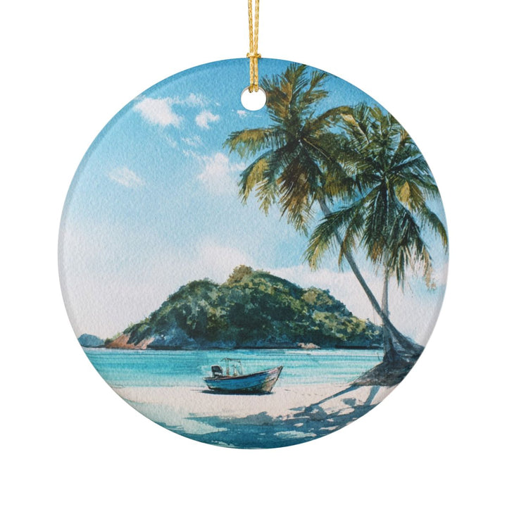 Providencia Island Colombia Ornament: Unique Providencia Island Souvenir, Providencia Island Xmas Decor, and Authentic Providencia Island Gift