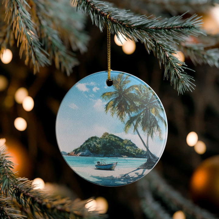 Providencia Island Colombia Ornament: Unique Providencia Island Souvenir, Providencia Island Xmas Decor, and Authentic Providencia Island Gift
